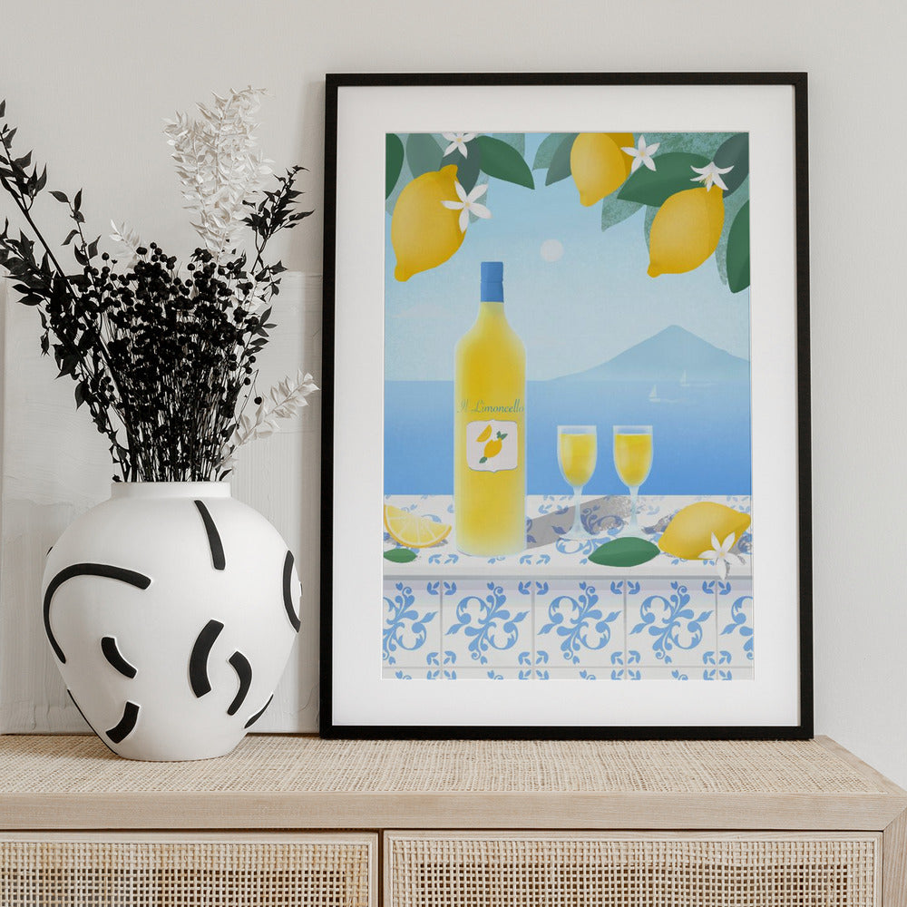 Limoncello - Art Print by Petra Lizde