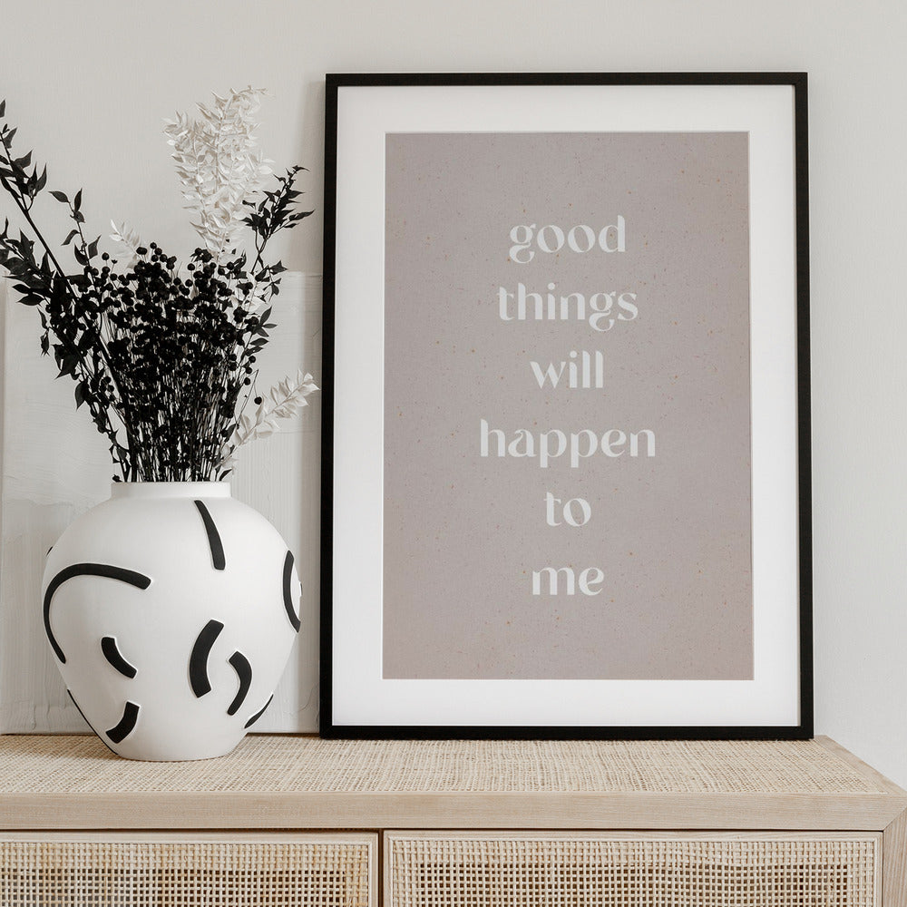 Good Vibes Ahead - Art Print by uplusmestudio