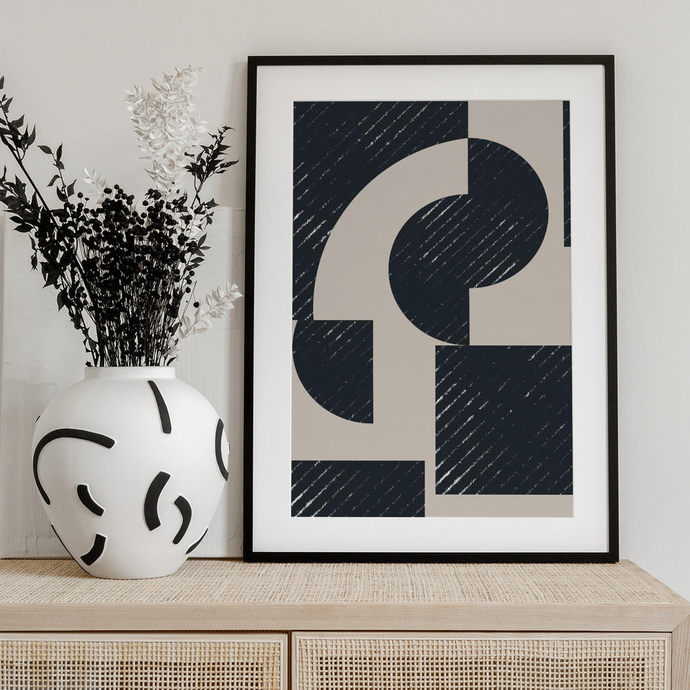 Geometric Harmony - Art Print by THE MIUUS STUDIO