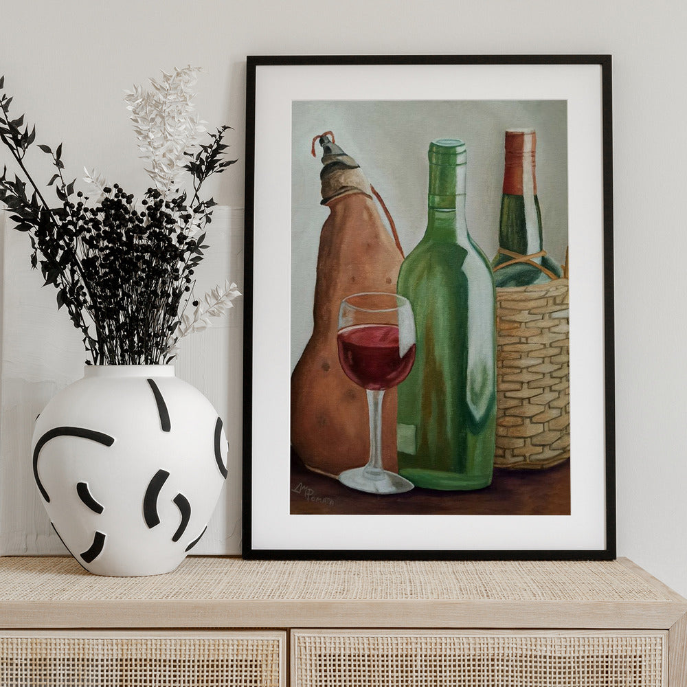 In the Winery - Art Print by Angeles M. Pomata
