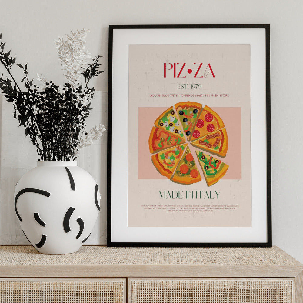 Slices of Italy - Art Print by Nazma Khokhar