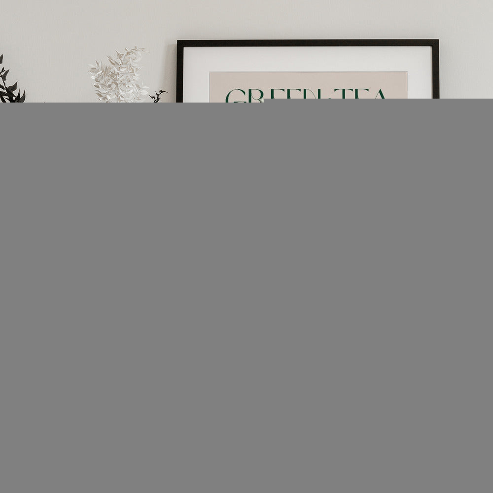 Fresh Green Tea - Art Print by Nazma Khokhar