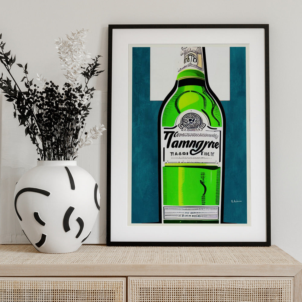 Vintage Gin & Some Tonic... - Art Print by Bo Anderson
