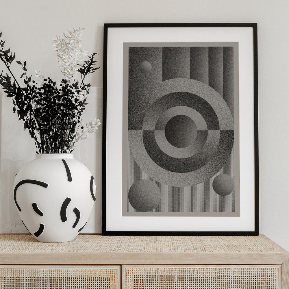 Cosmic Circles - Art Print by THE MIUUS STUDIO