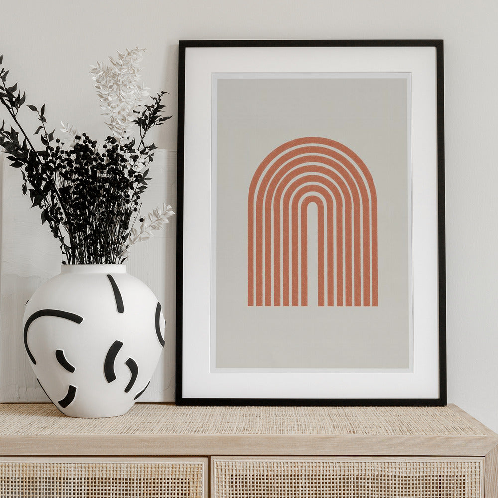 Retro Arch Lines - Art Print by THE MIUUS STUDIO