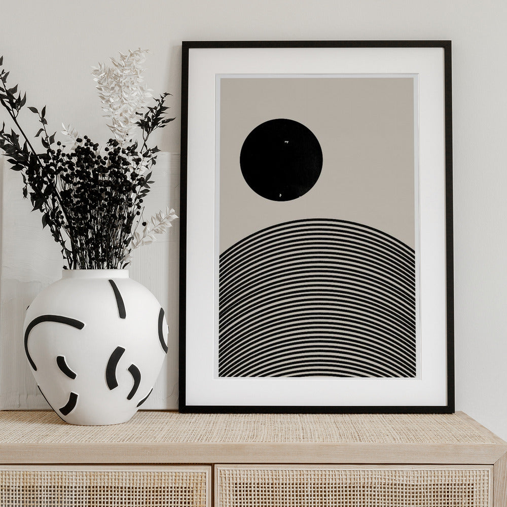 Orbiting Silhouette - Art Print by THE MIUUS STUDIO