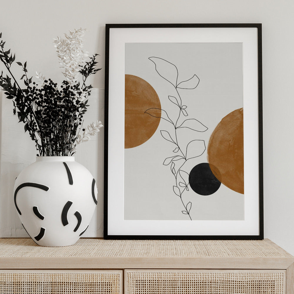 Earthy Line Dance - Art Print by THE MIUUS STUDIO