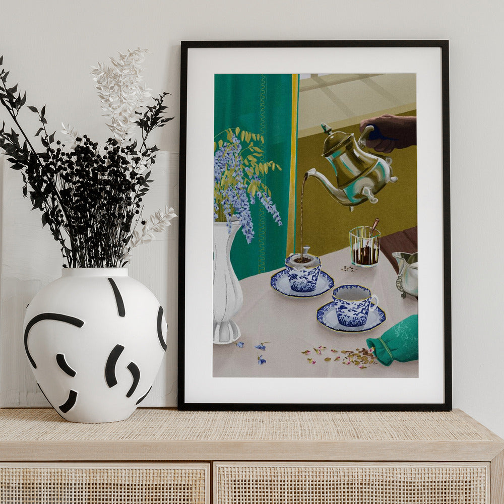 I Despise English Tea - Art Print by Goed Blauw