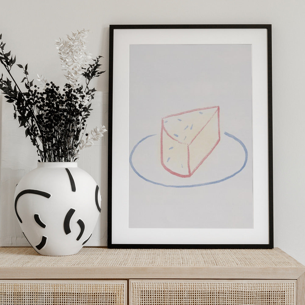 Cheesy Delight - Art Print by Little Dean