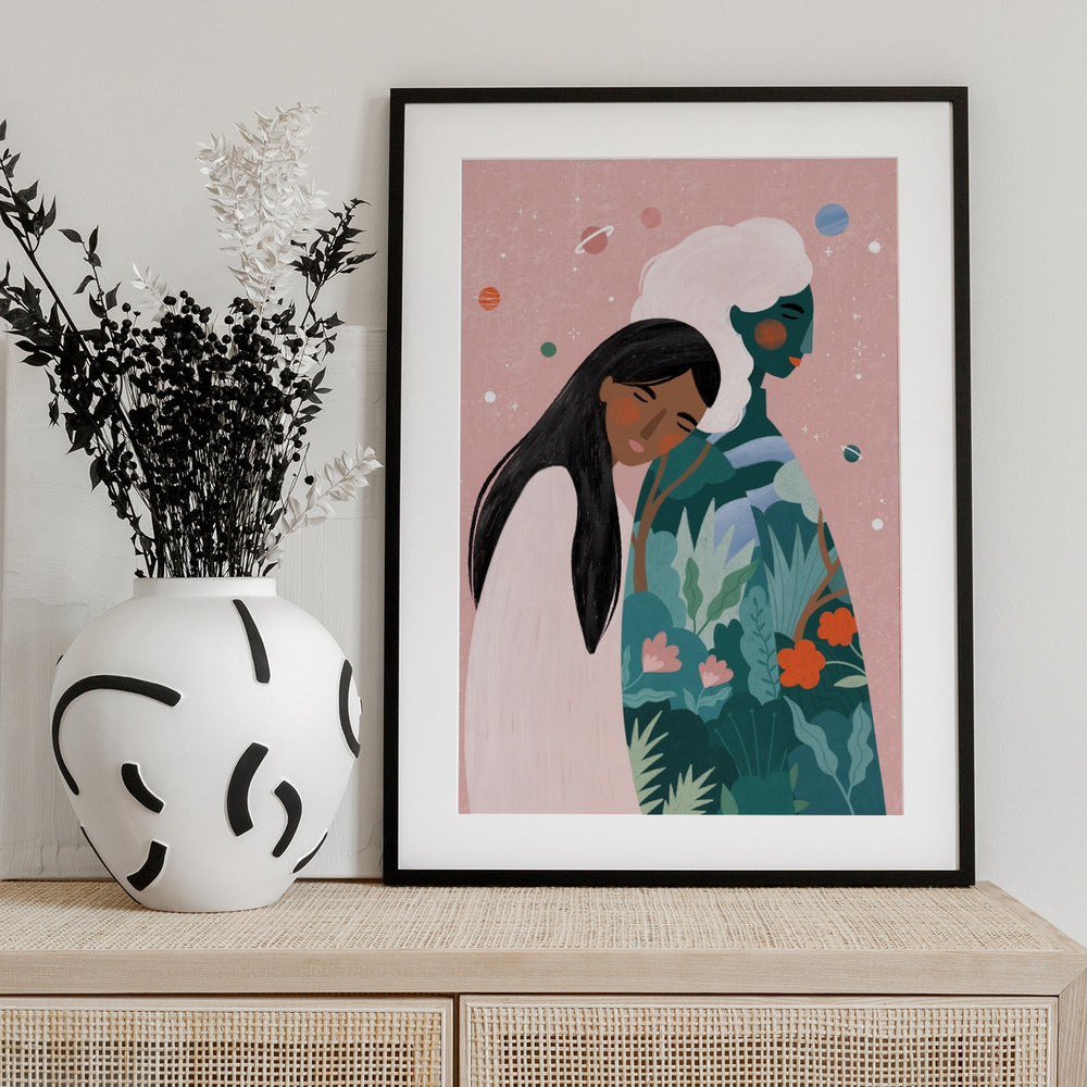 Cosmic Connection - Art Print by Bea Müller