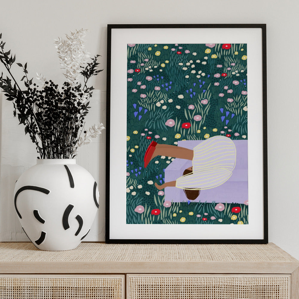 Daydream in Blooms - Art Print by Bea Müller