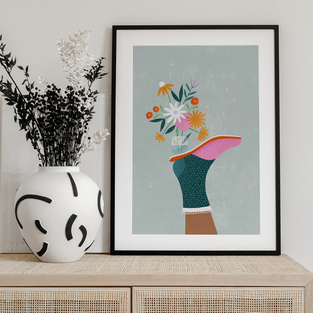 The Modern Mule - Art Print by Bea Müller