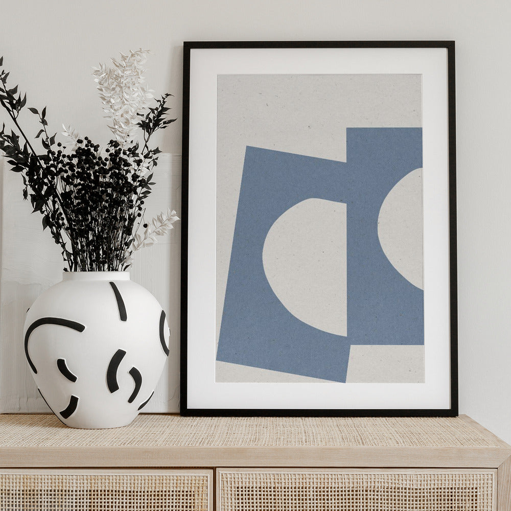 Curved Geometry - Art Print by THE MIUUS STUDIO