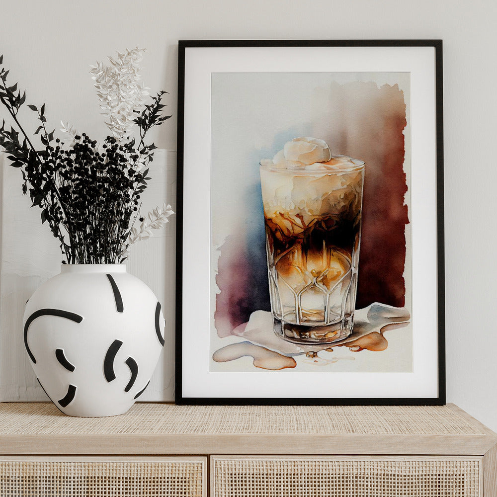 Drinks cocktail - Art Print by Justyna Jaszke
