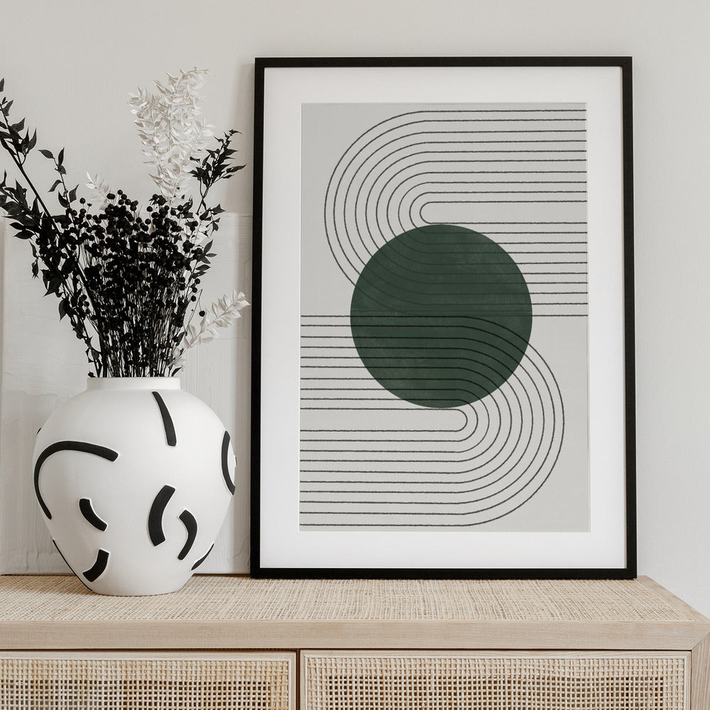 Curved Harmony - Art Print by THE MIUUS STUDIO