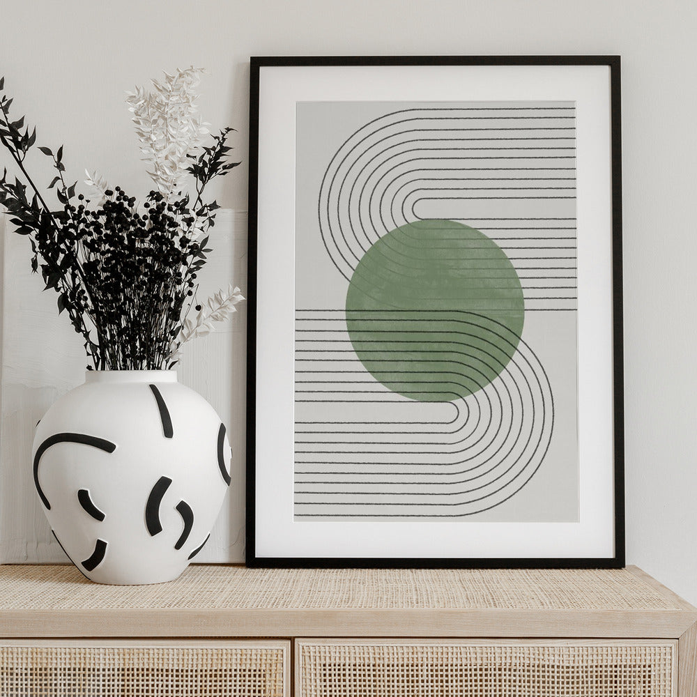 Curved Harmony - Art Print by THE MIUUS STUDIO