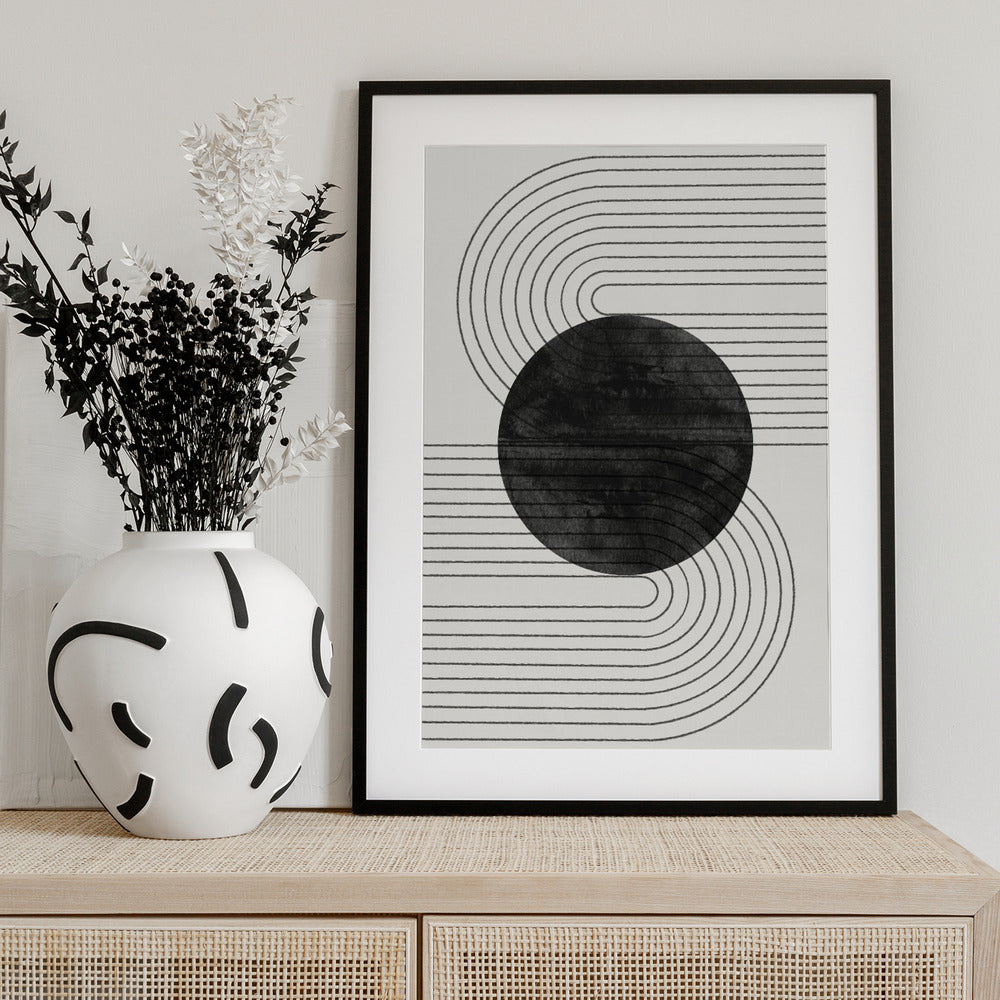 Orbiting Lines - Art Print by THE MIUUS STUDIO