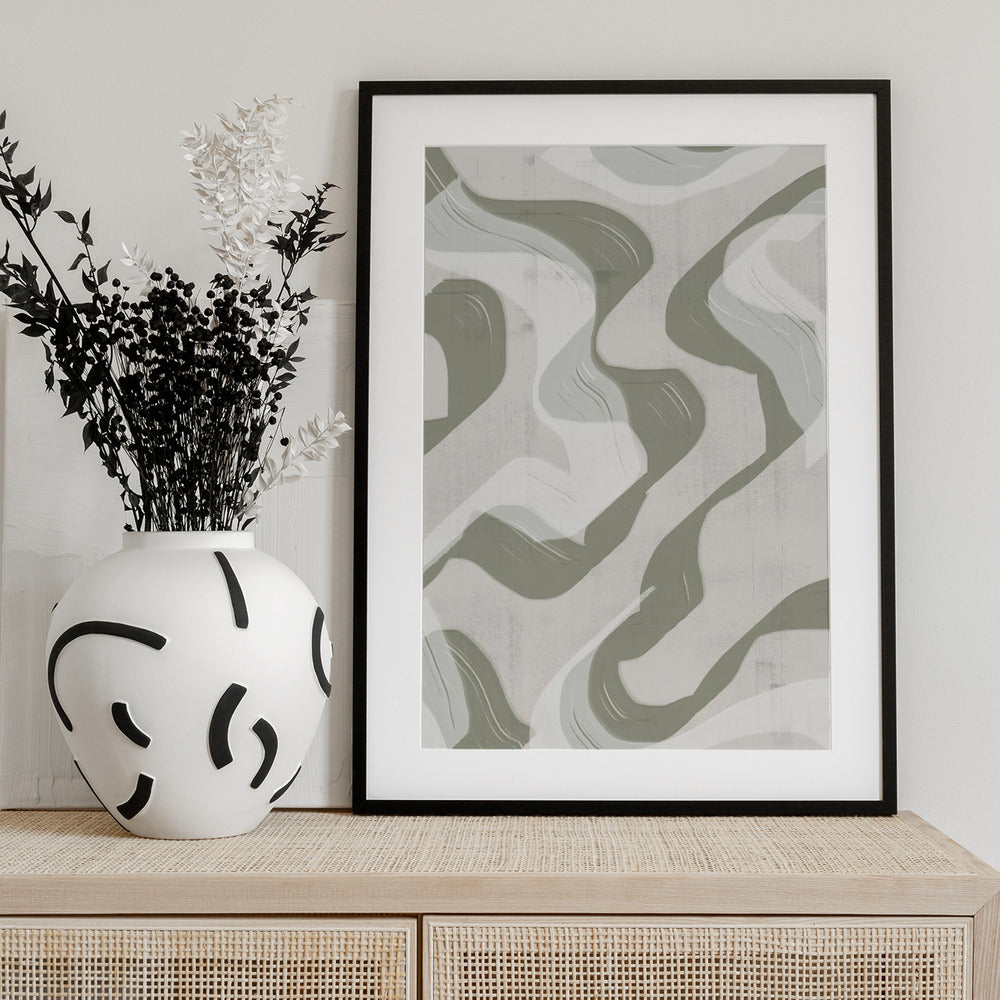 Flowing Earth Patterns - Art Print by THE MIUUS STUDIO