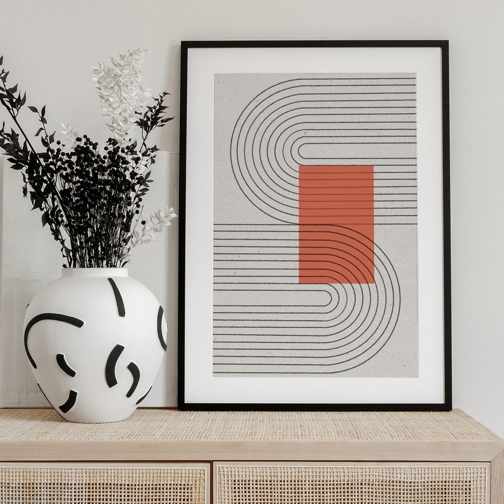 Curved Harmony - Art Print by THE MIUUS STUDIO