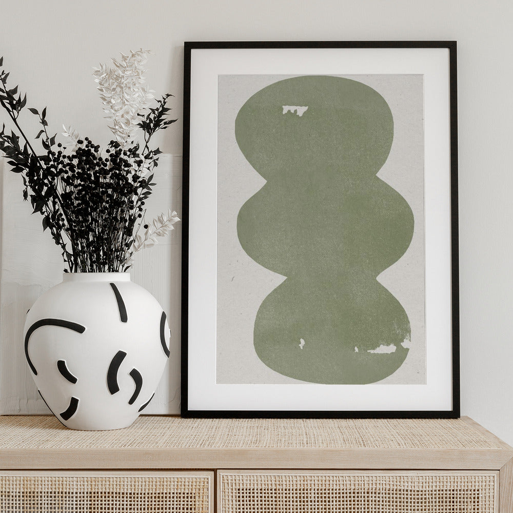 Curved Monolith - Art Print by THE MIUUS STUDIO