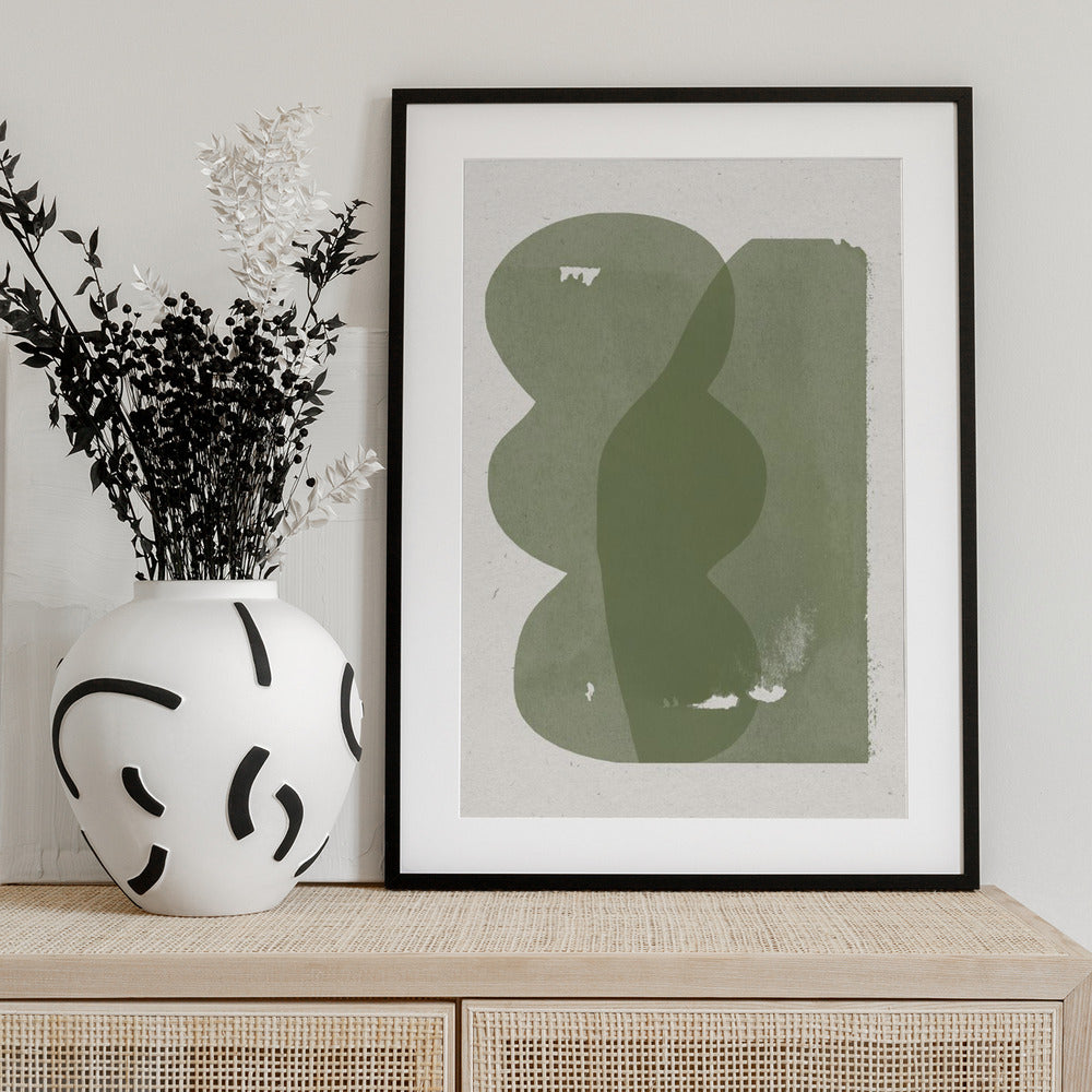 Green Echoes - Art Print by THE MIUUS STUDIO