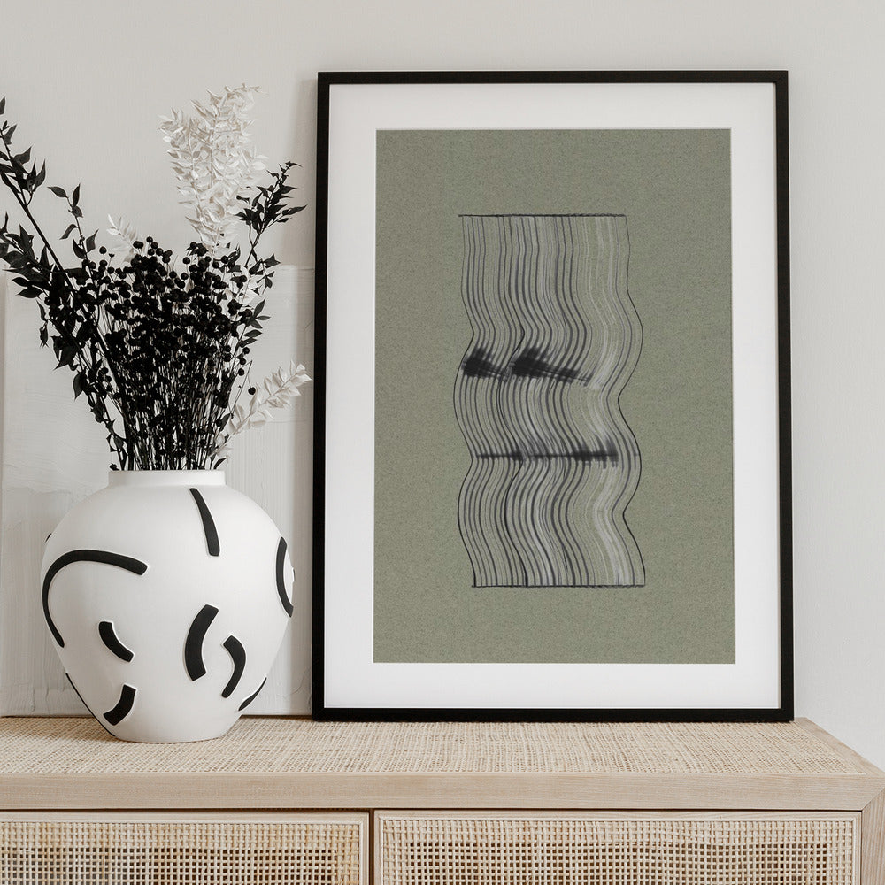 Wavy Reflections - Art Print by THE MIUUS STUDIO