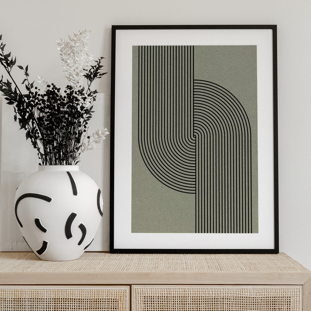 Curved Symmetry - Art Print by THE MIUUS STUDIO