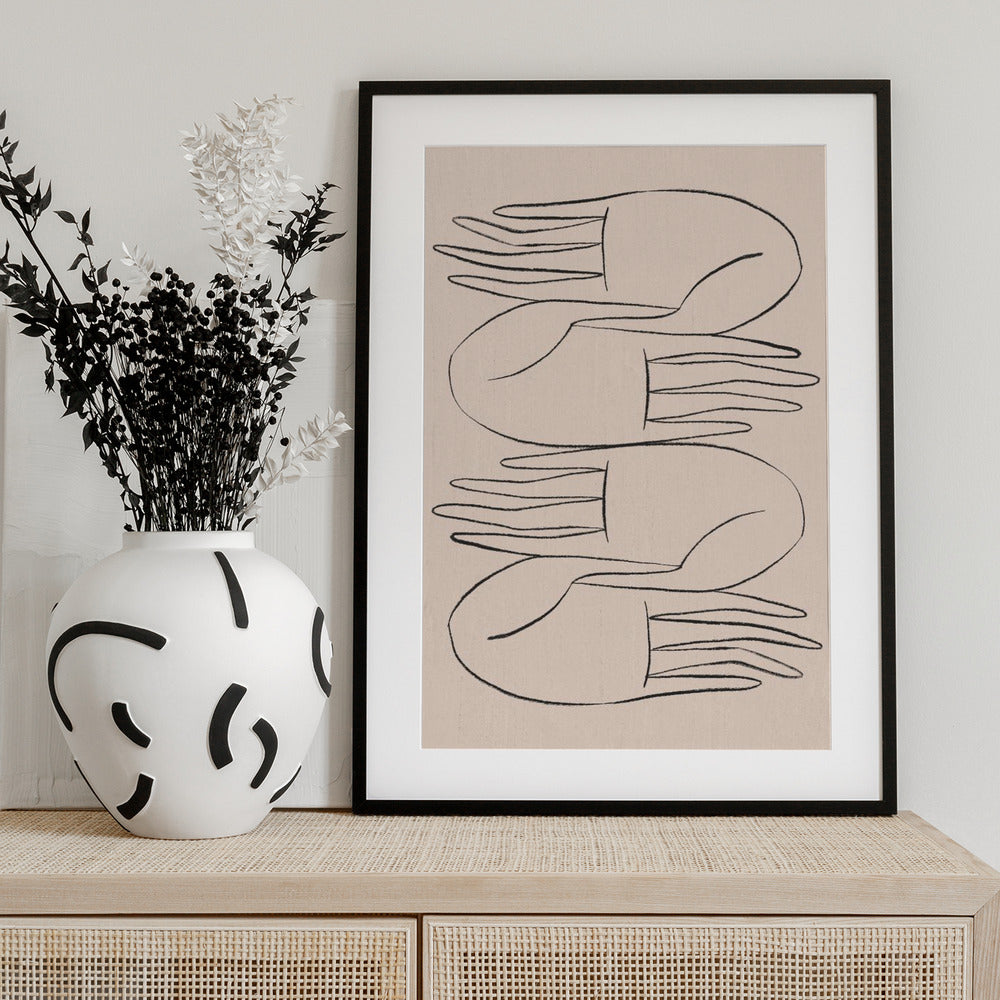 Helping Hands - Art Print by Kit Agar