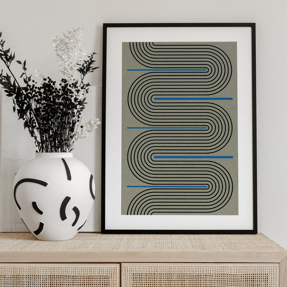 Curves and Lines Symphony - Art Print by THE MIUUS STUDIO