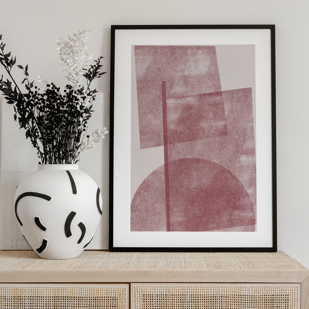 Geometric Echoes - Art Print by THE MIUUS STUDIO
