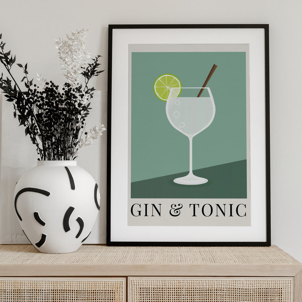 Gin and Tonic - Art Print by Andreas Magnusson