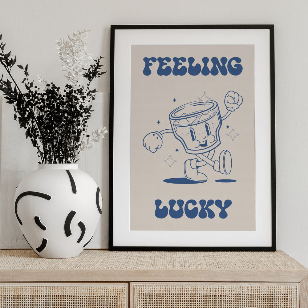 Feeling Lucky - Art Print by Alina Shulhouskaya