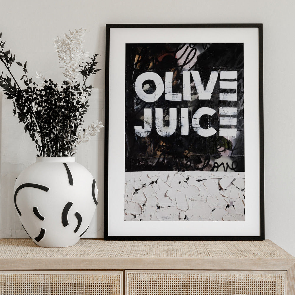 Olive juice - Art Print by kent youngstrom