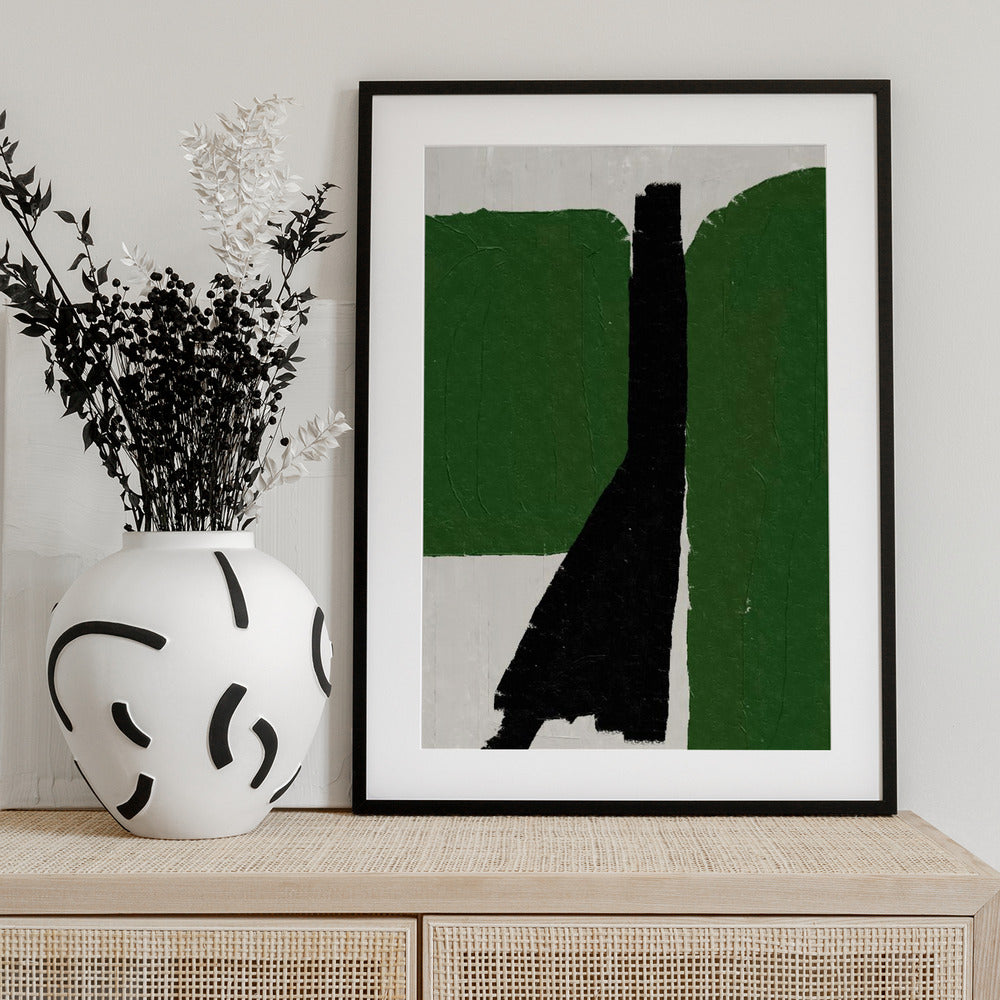 Green Divide - Art Print by THE MIUUS STUDIO