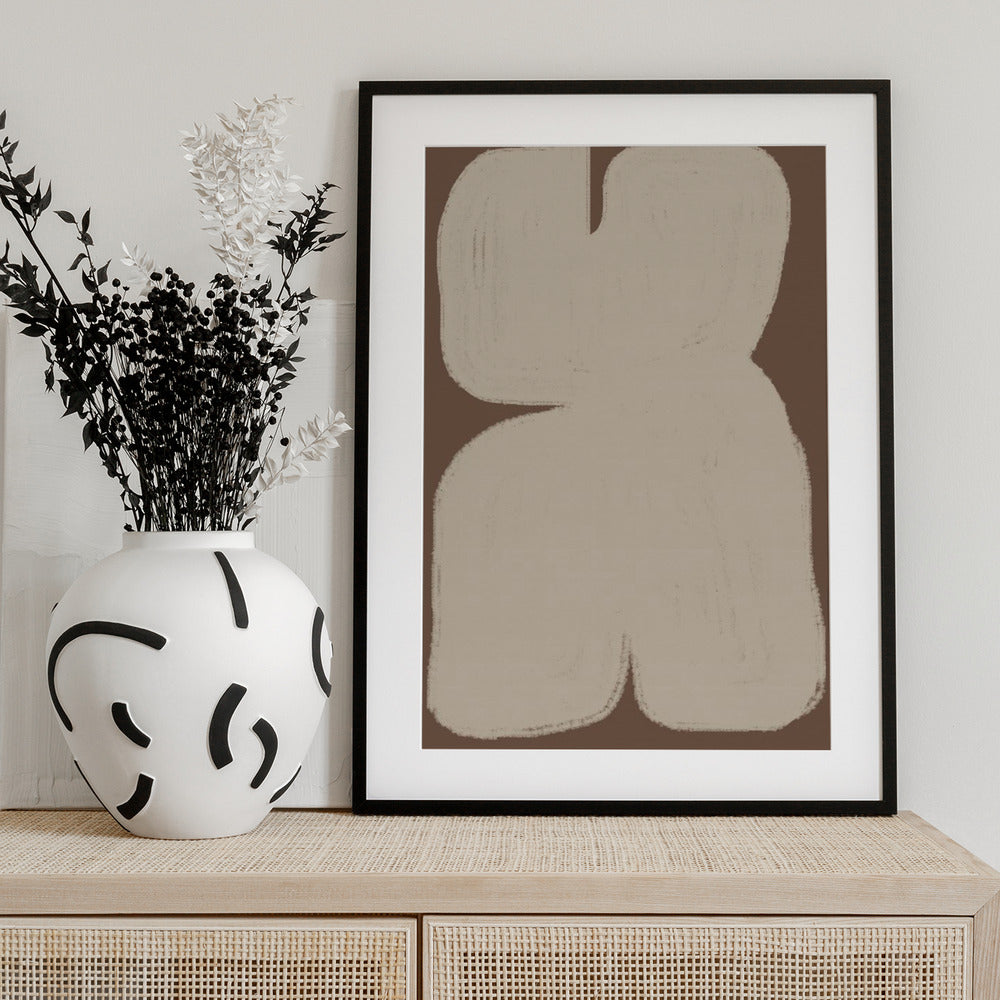 Curved Abstraction - Art Print by THE MIUUS STUDIO