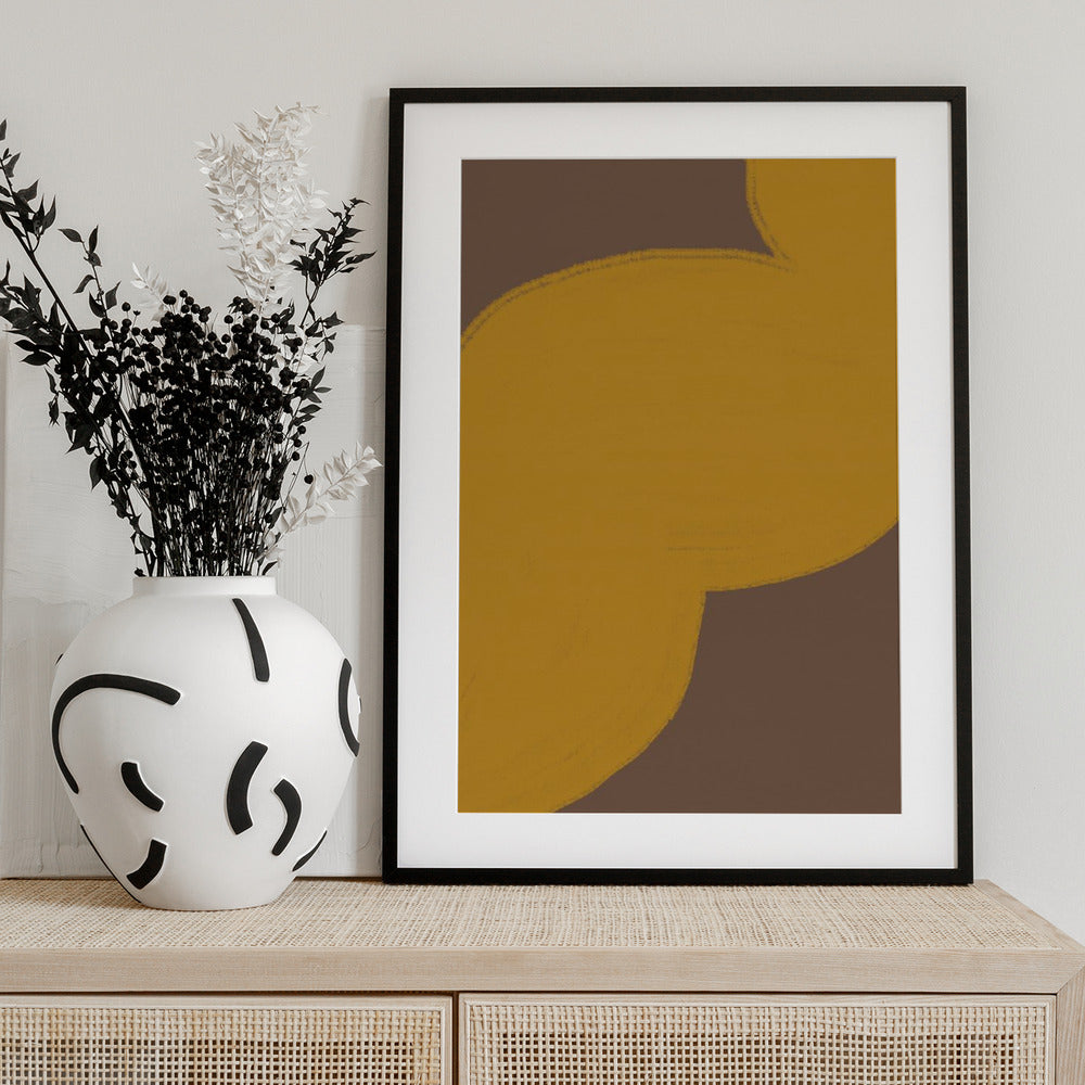 Golden Flow - Art Print by THE MIUUS STUDIO