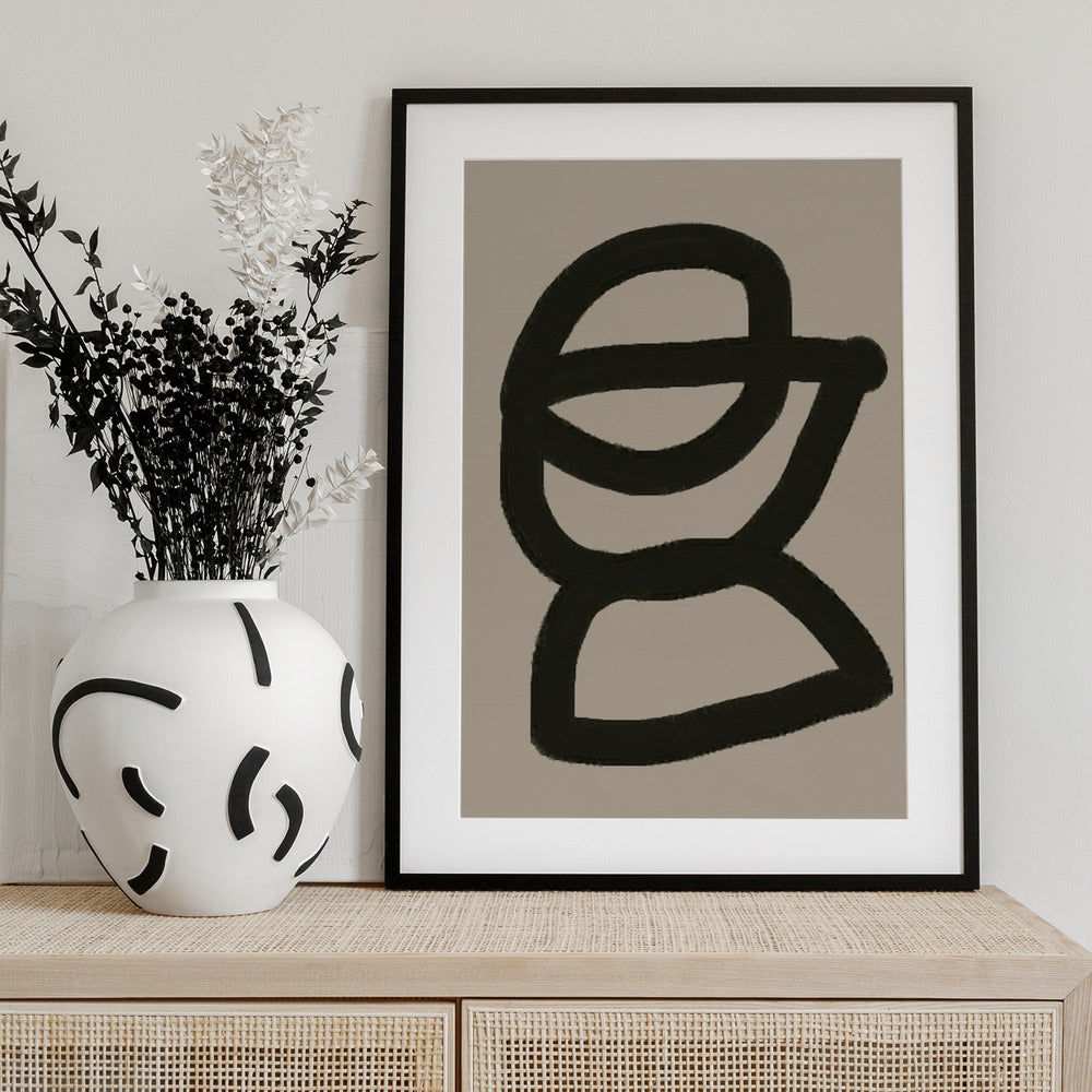 Bold Abstract Form - Art Print by THE MIUUS STUDIO