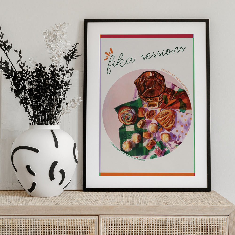 Amber and Green - Art Print by Anna Zdanowicz