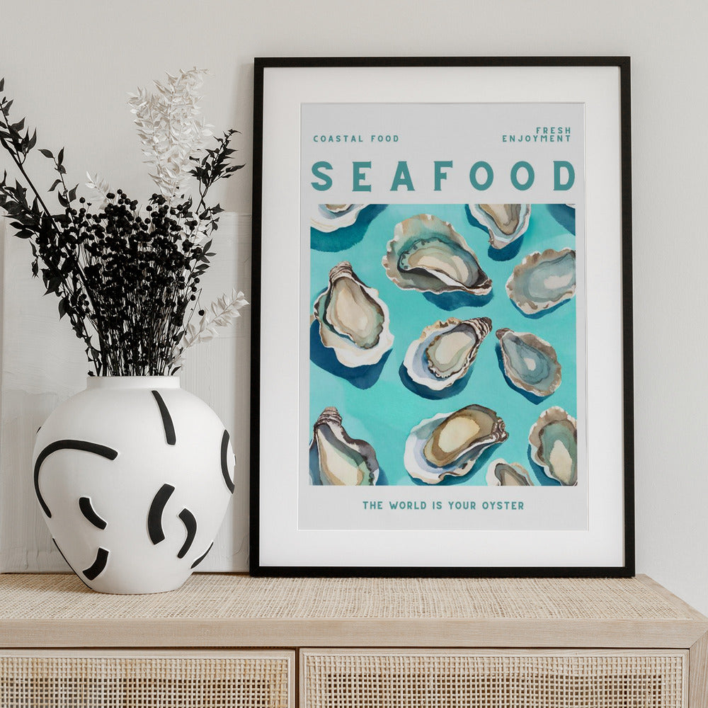 Seafood - Art Print by Ohkimiko