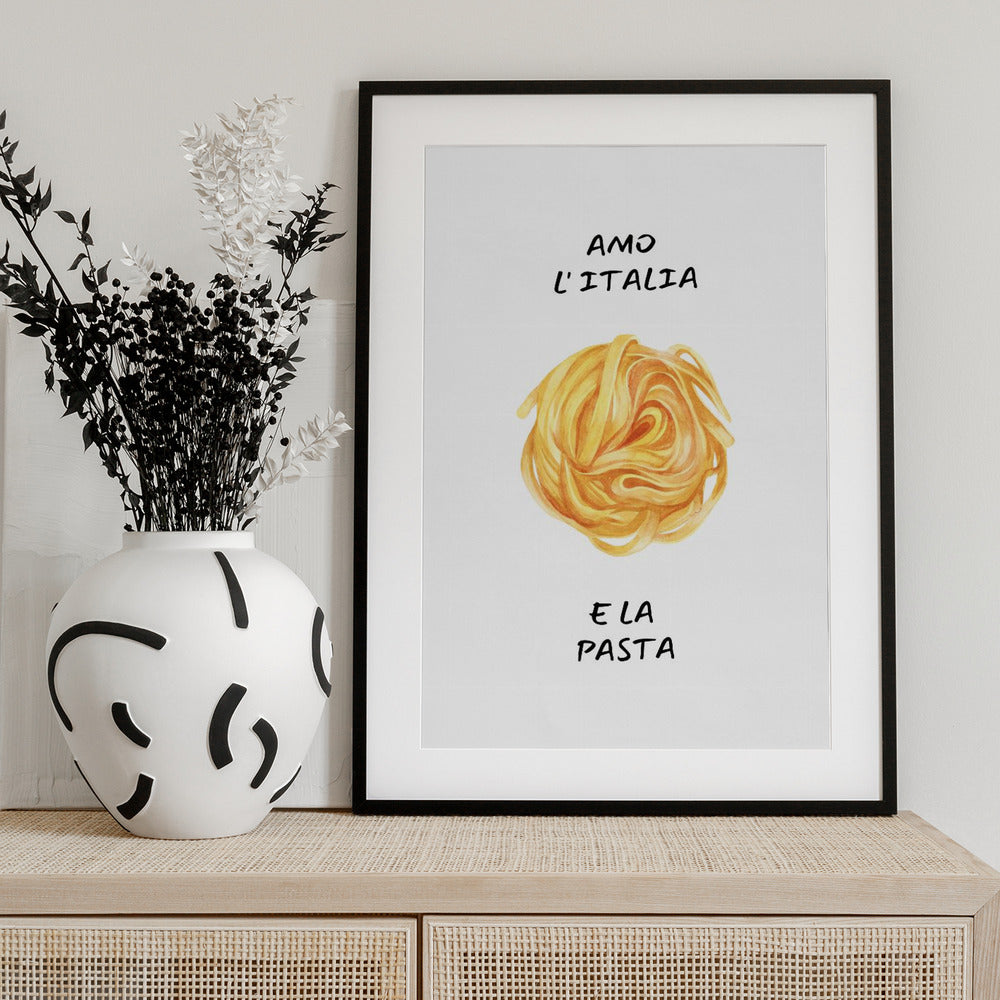 Amo l´italia - Art Print by Ohkimiko