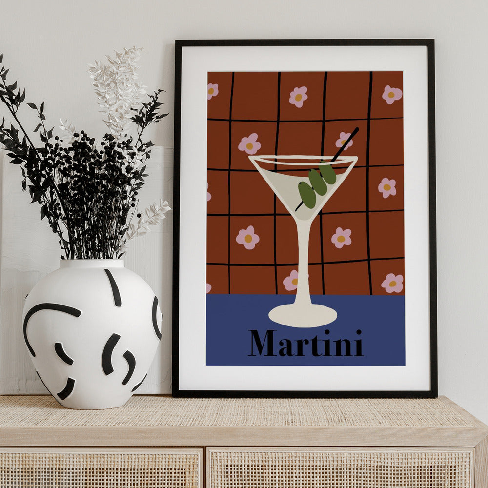 Martini - Art Print by Miho Art Studio