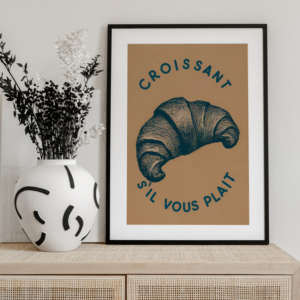 Croissant - Art Print by Andreas Magnusson