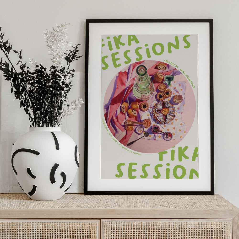 Sweeter Than Cotton Candy - Art Print by Anna Zdanowicz
