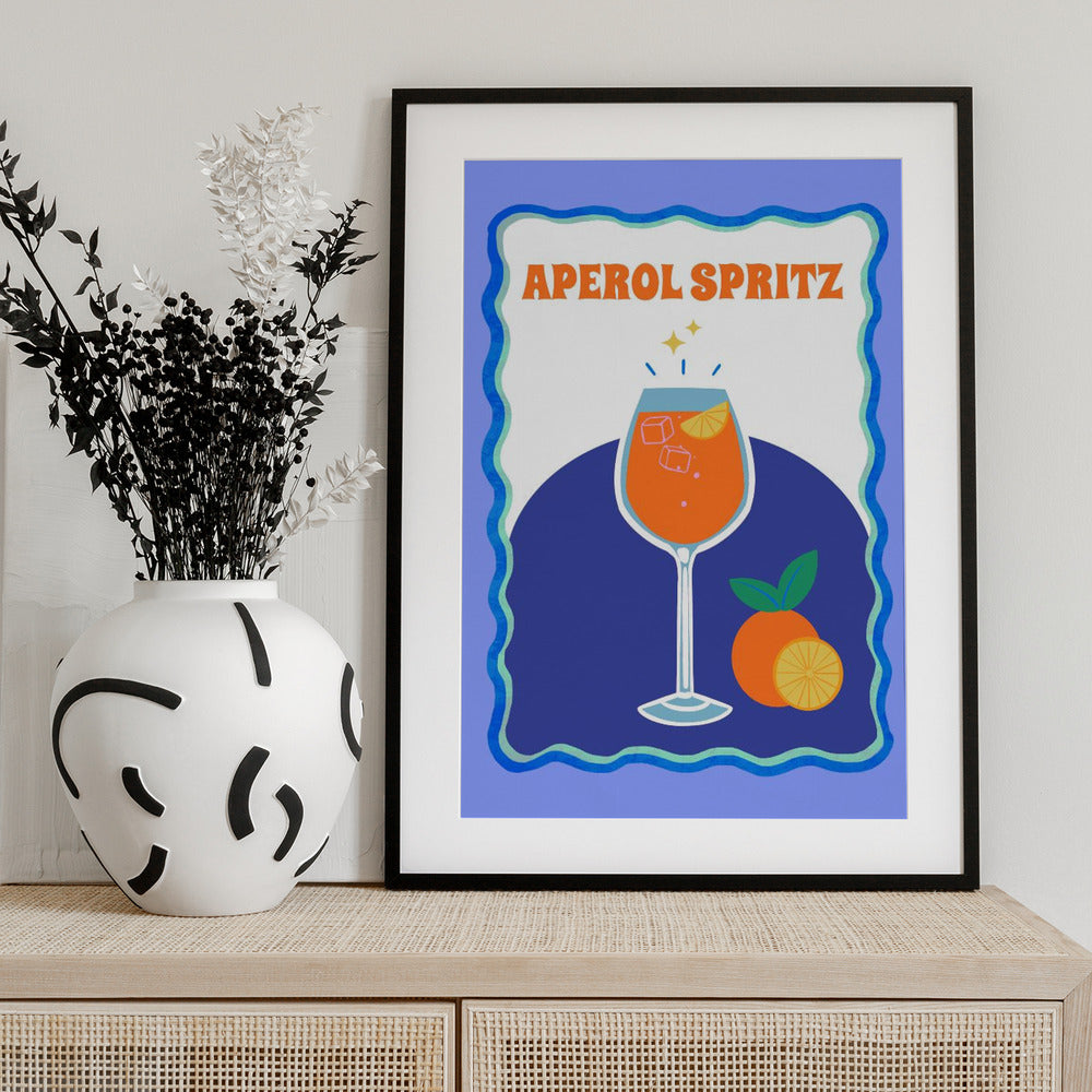 Aperol Spritz - Art Print by Petra Lizde