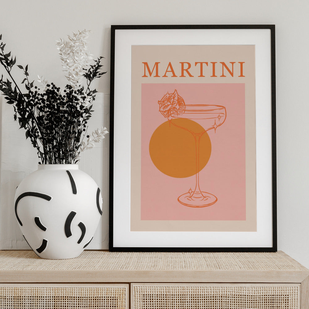 Martini Ratioiso - Art Print by Talitha McQueen