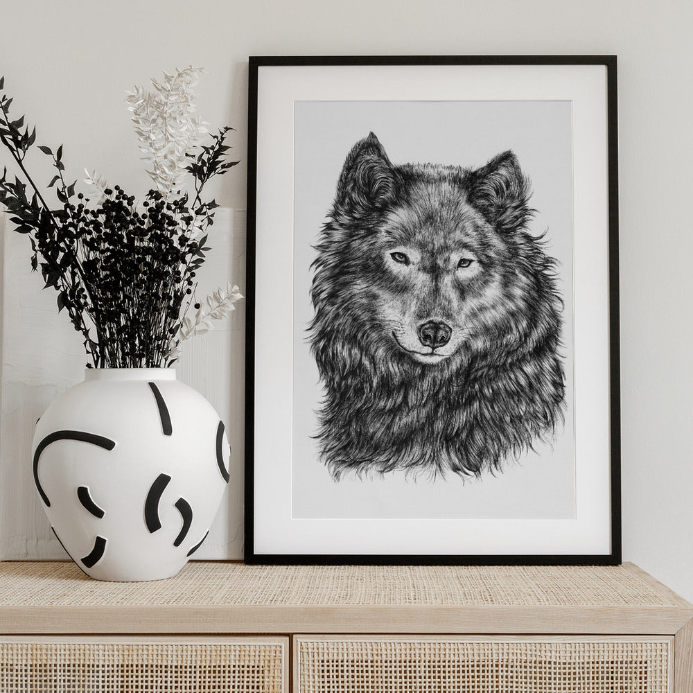 Wolf - Art Print by Nicole Bustamante