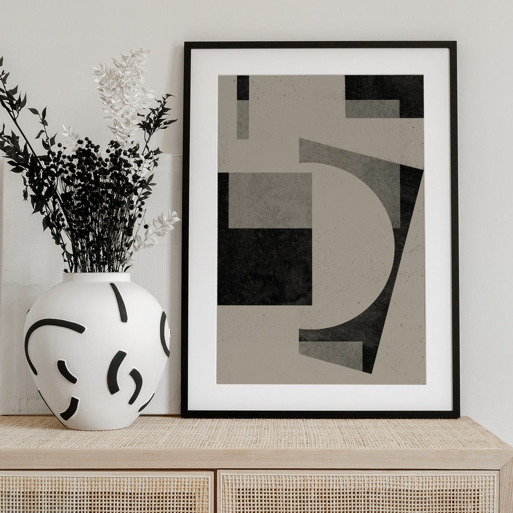 Geometric Whispers - Art Print by THE MIUUS STUDIO