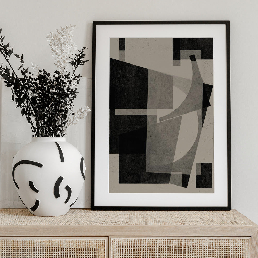 Geometric Shadows - Art Print by THE MIUUS STUDIO