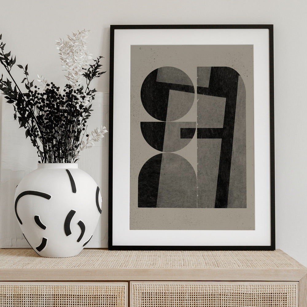 Geometric Harmony - Art Print by THE MIUUS STUDIO
