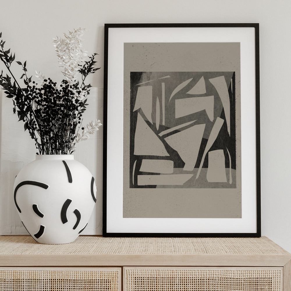 Geometric Shadows - Art Print by THE MIUUS STUDIO